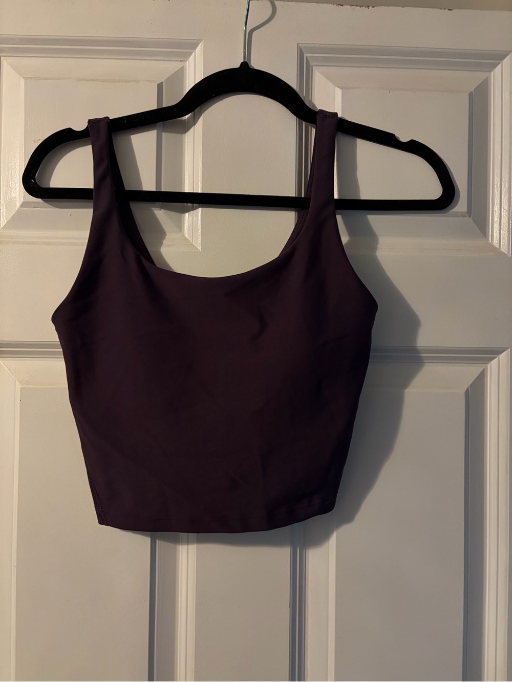 Old Navy Plum Scoop Neck Crop Tank